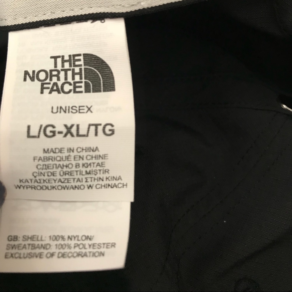 NWT North Face Unisex Horizon Ball Cap - Black - Picture 6 of 8